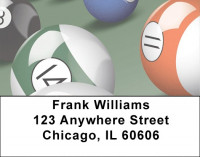 Billard Balls Address Labels | LBQBP-88