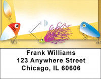 Lures For The Big Catch Address Labels