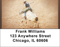 Bull Riders Address Labels