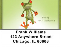 Toadally In Shape Address Labels | LBQBQ-46