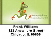 Toadally In Shape Address Labels | LBQBQ-46
