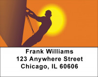 Wind Surfing Address Labels | LBQBQ-58