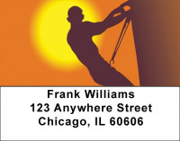 Wind Surfing Address Labels | LBQBQ-58