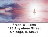 Sunset Sail Address Labels | LBQBQ-62