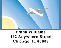Commercial Flights Address Labels