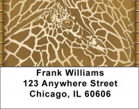 Animal Print With Faces Address Labels | LBQBQ-99
