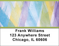 Abstraction In Watercolor Address Labels