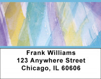 Abstraction In Watercolor Address Labels | LBQBR-02