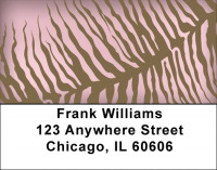 Pastel Zebra Address Labels | LBQBR-21