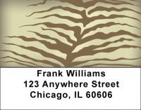 Pastel Zebra Address Labels | LBQBR-21