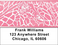 Pink Animal Prints Address Labels | LBQBR-23