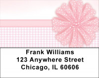 Pink Ribbon Party Address Labels