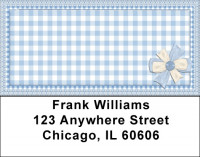 Country Gingham Address Labels