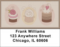 Remembering Grandmas Cupcakes Address Labels | LBQBR-47