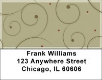Curl and Swirl Address Labels
