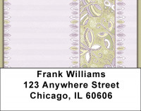 Feathers And Butterflies Address Labels | LBQBR-54