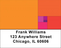 Hot Squares Address Labels | LBQBR-64