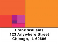 Hot Squares Address Labels | LBQBR-64