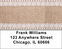 Linen And Lace Address Labels | LBQBR-68