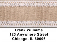 Linen And Lace Address Labels | LBQBR-68