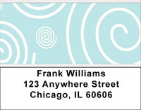 Sassy Spirals Address Labels | LBQBR-78
