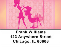 Girly Stylin' Address Labels | LBQBR-87