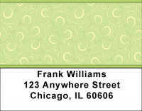 Swirly Curls Address Labels | LBQBR-89