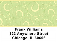 Swirly Curls Address Labels | LBQBR-89