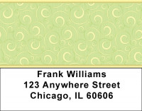 Swirly Curls Address Labels | LBQBR-89
