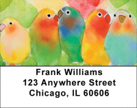 Tropical Chorus Line Address Labels | LBQBR-91