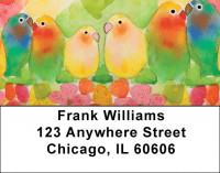 Tropical Chorus Line Address Labels | LBQBR-91