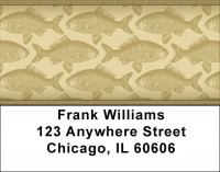 Fish Prints Address Labels | LBQBS-10