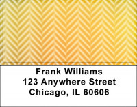 Happiness In Harringbone Address Labels | LBQBS-13