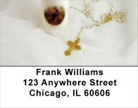 Catholic Symbols Of Faith Address Labels | LBREL-14