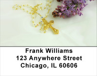 Catholic Symbols Of Faith Address Labels | LBREL-14