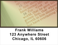 Bible Verses Address Labels | LBREL-15