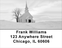 Church And Steeples Address Labels | LBREL-16