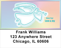 Listen To Your Angels Address Labels | LBREL-20