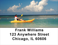 Serenity On The Kayak Address Labels | LBSAI-08