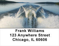 Boat Wakes Address Labels | LBSAI-11