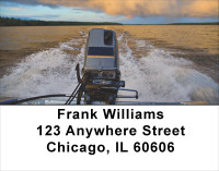 Boat Wakes Address Labels | LBSAI-11
