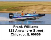 Speed Boats Address Labels