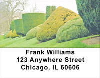 Dreamy Topiary Gardens Address Labels