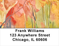 Watercolor - Fall Reflections Address Labels | LBSCE-18