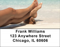 Beach Scenery Address Labels | LBSCE-19