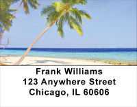 Palm Tree Paradise Address Labels | LBSCE-22