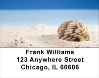 Beach Stripes Address Labels | LBSCE-25