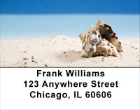 Beach Stripes Address Labels | LBSCE-25