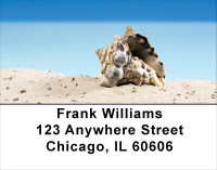 Beach Stripes Address Labels | LBSCE-25