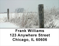 Barbed Wire Fences Address Labels | LBSCE-36